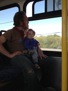 On the bus between Pacifica and Half Moon Bay.